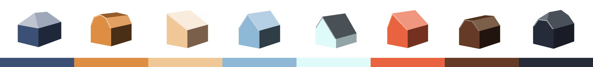 Optistaal dakvormen en kleuren overzicht